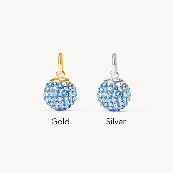 March Medium Birthstone Sparkle Ball™ Charm