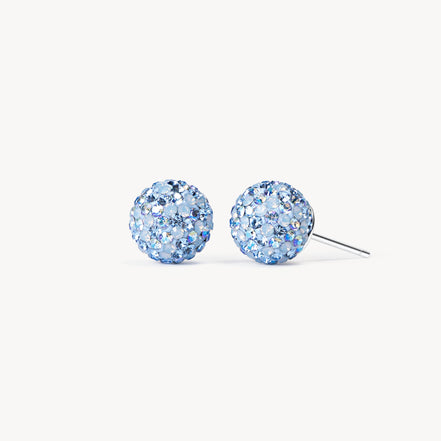 Medium Denim Sparkle Ball™ Stud Earrings