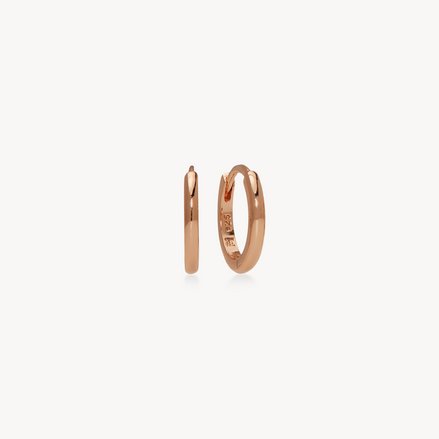 Hoop Earrings - Mini Rose Gold