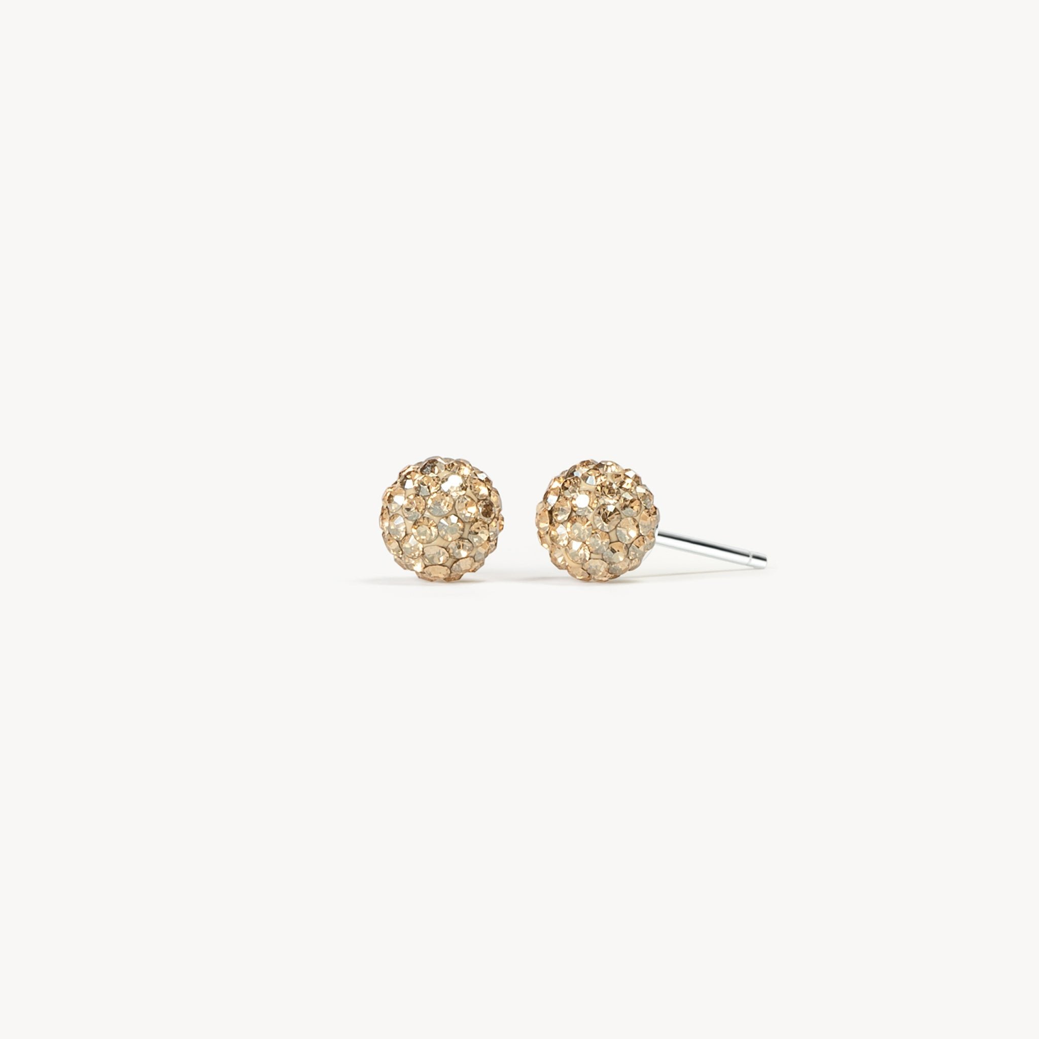 Soft Gold Sparkle Ball™ Stud Earrings 6mm