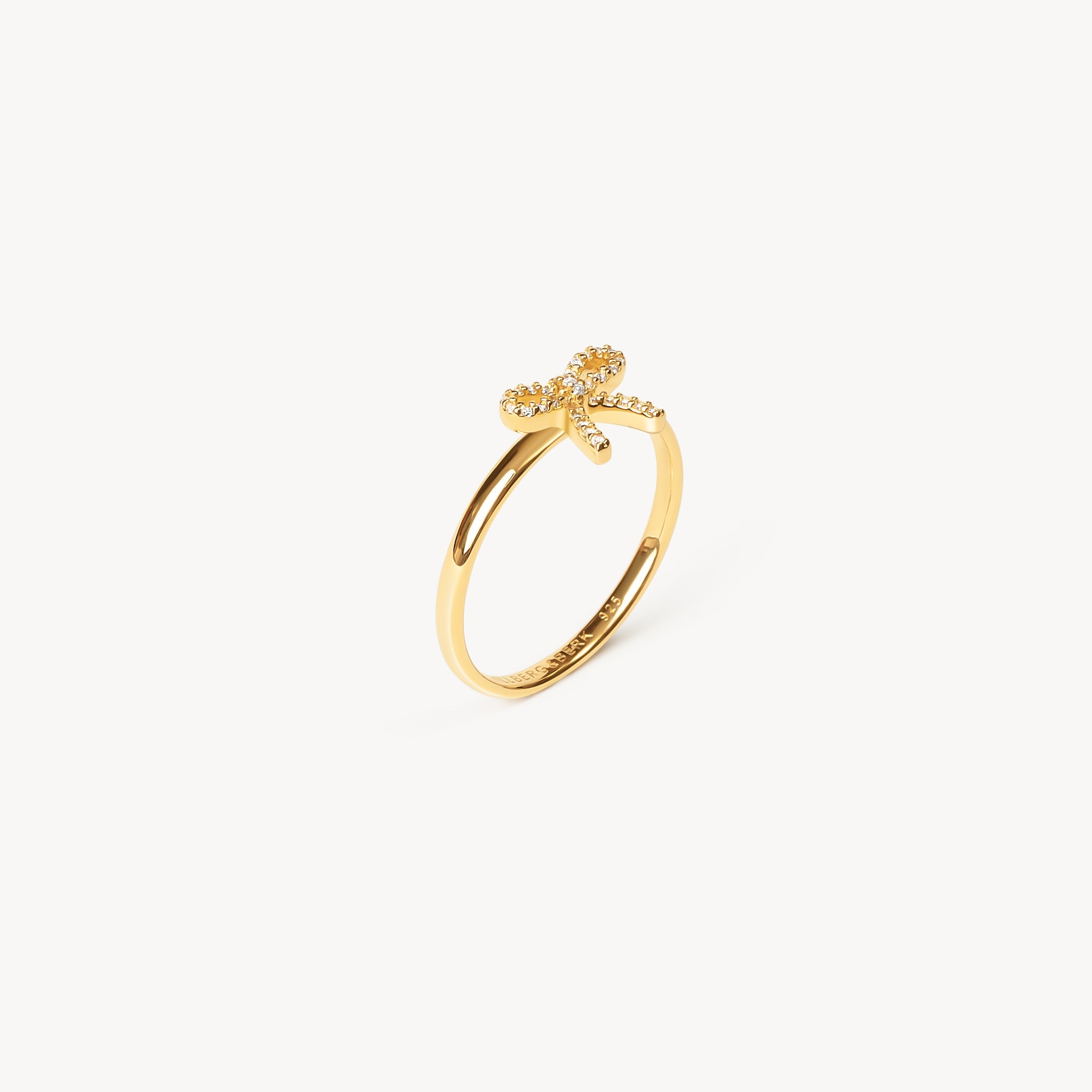 Gold Baby Bow Ring
