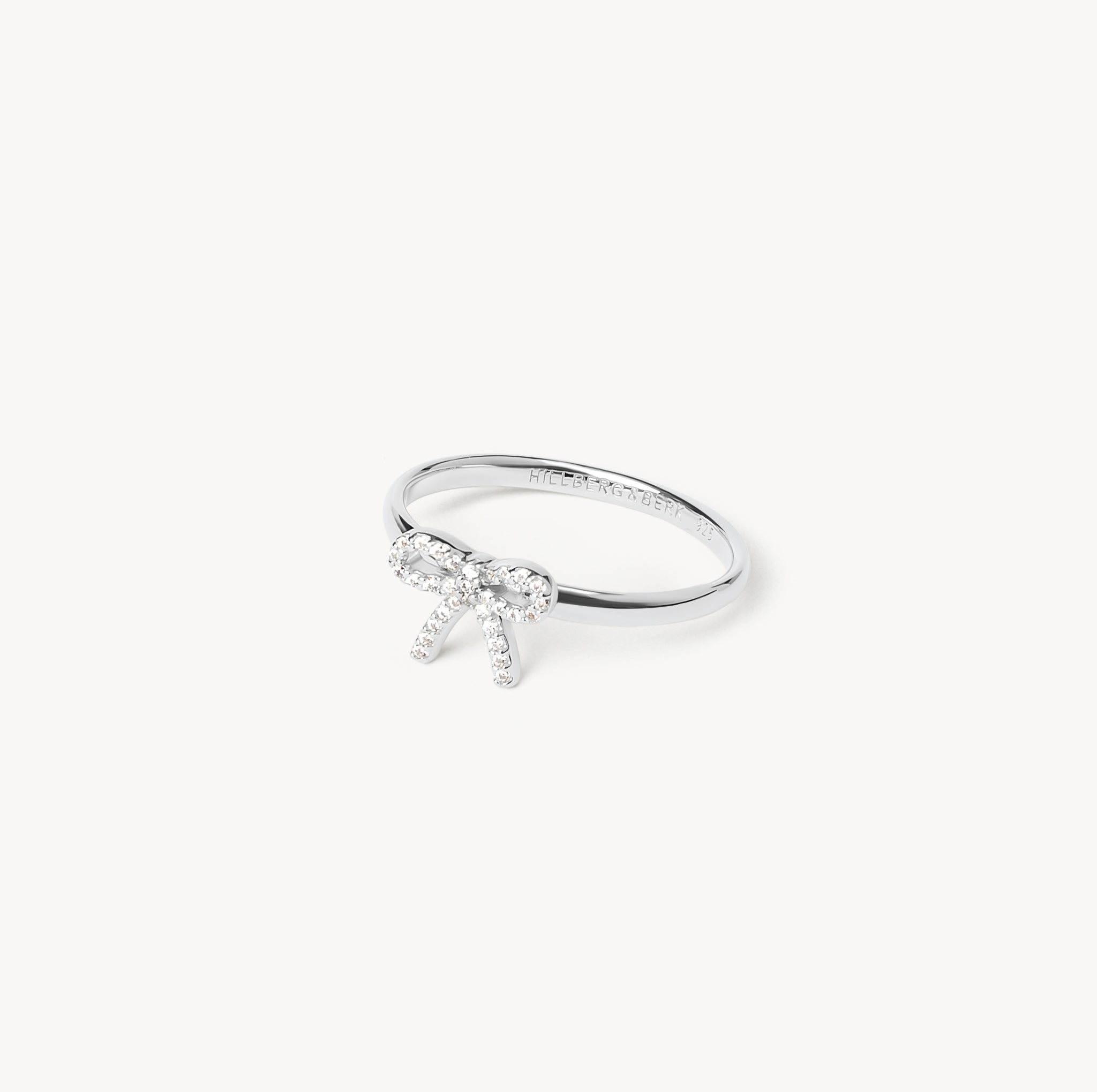 Silver Baby Bow Ring