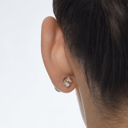Earring Backs on model