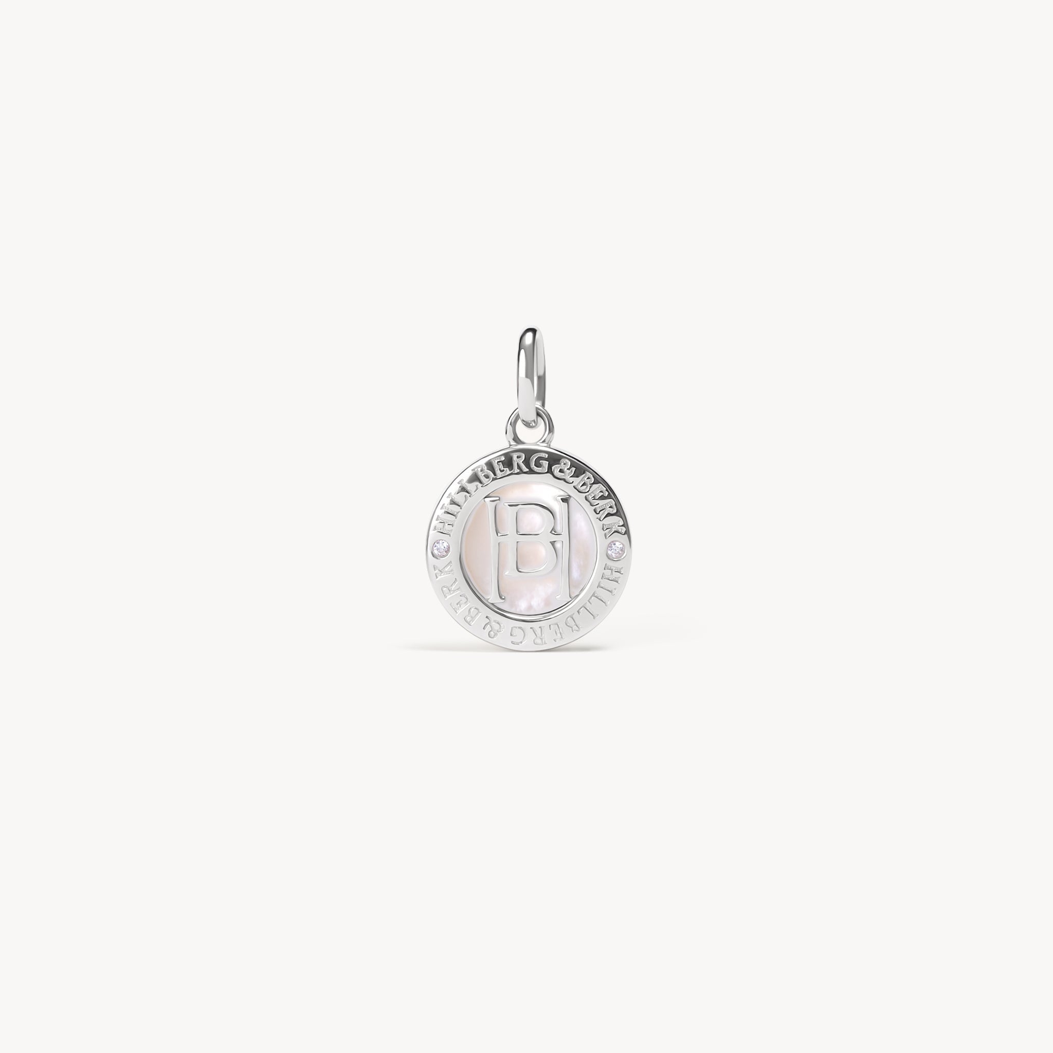 H&B Monogram Charm Silver