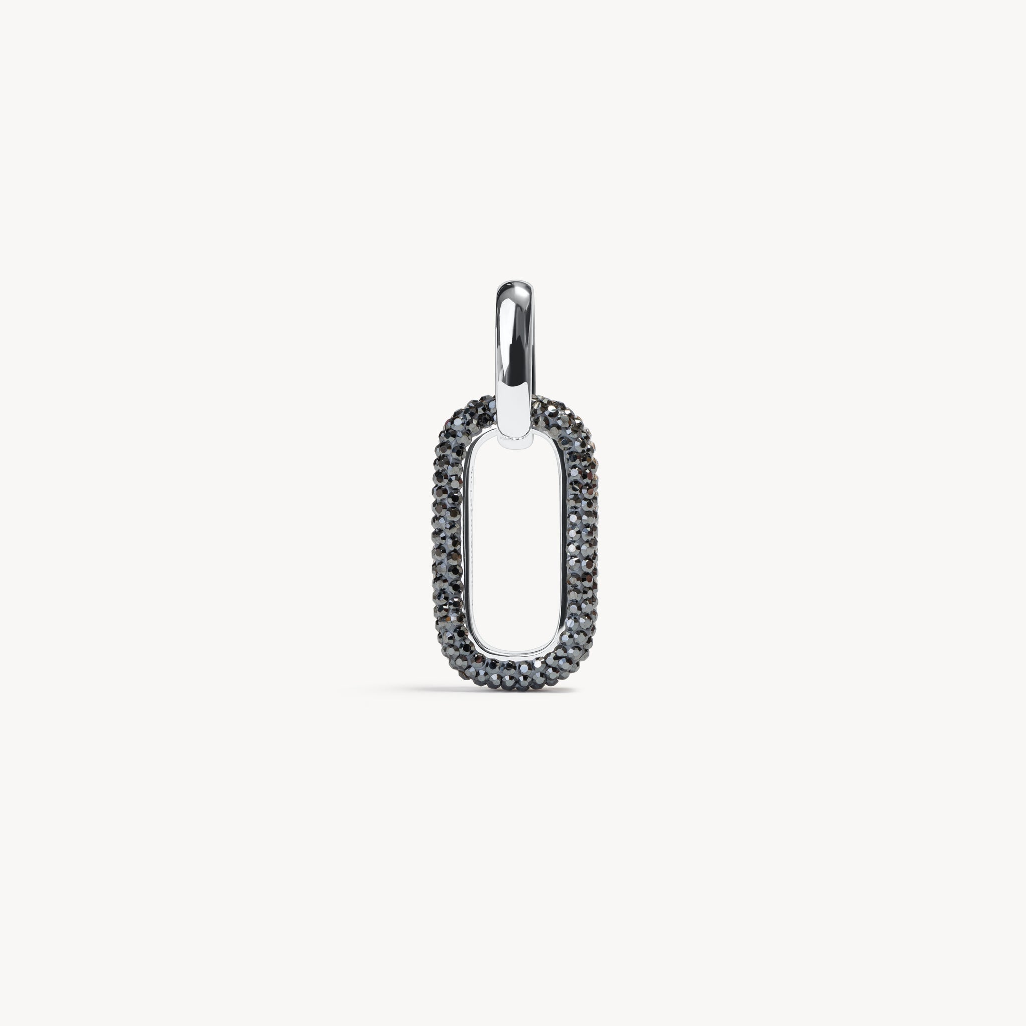 Sparkle Reversible Charm Hematite