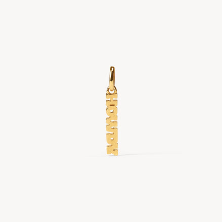 Gold HOWDY Charm