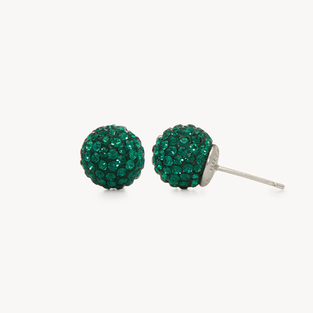 10mm Birthstone Sparkle Ball™ Stud Earrings May