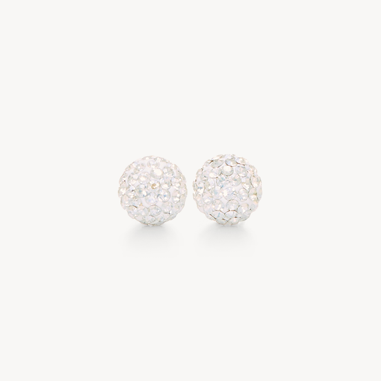 8mm Birthstone Sparkle Ball™ Stud Earrings April