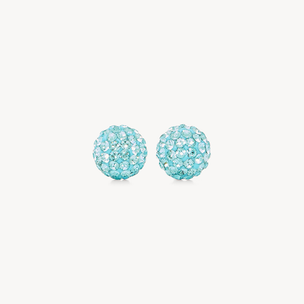 8mm Birthstone Sparkle Ball™ Stud Earrings December
