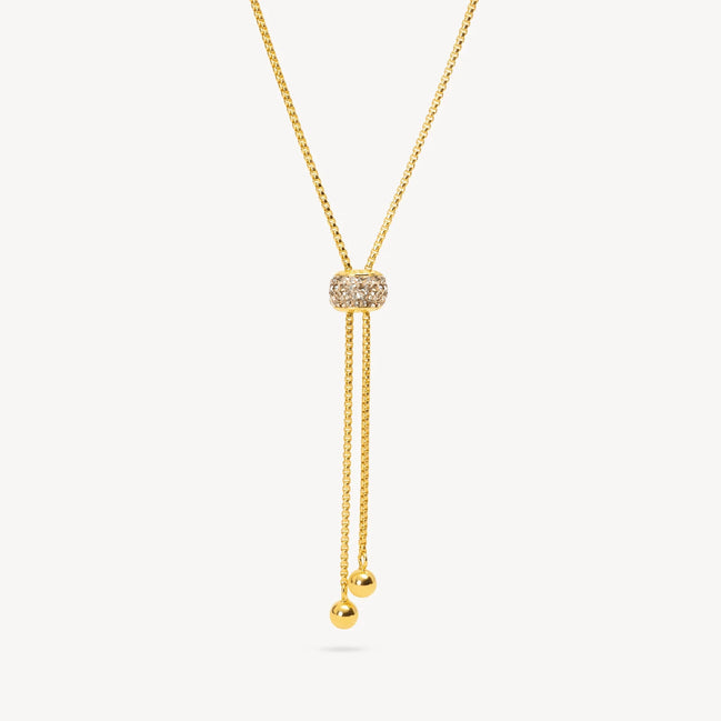 Sparkle Bolo Tie Necklace