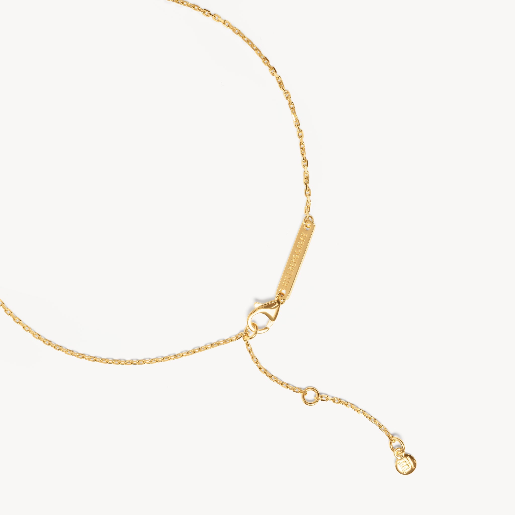 Wildflower Curved Sparkle Bar Necklace