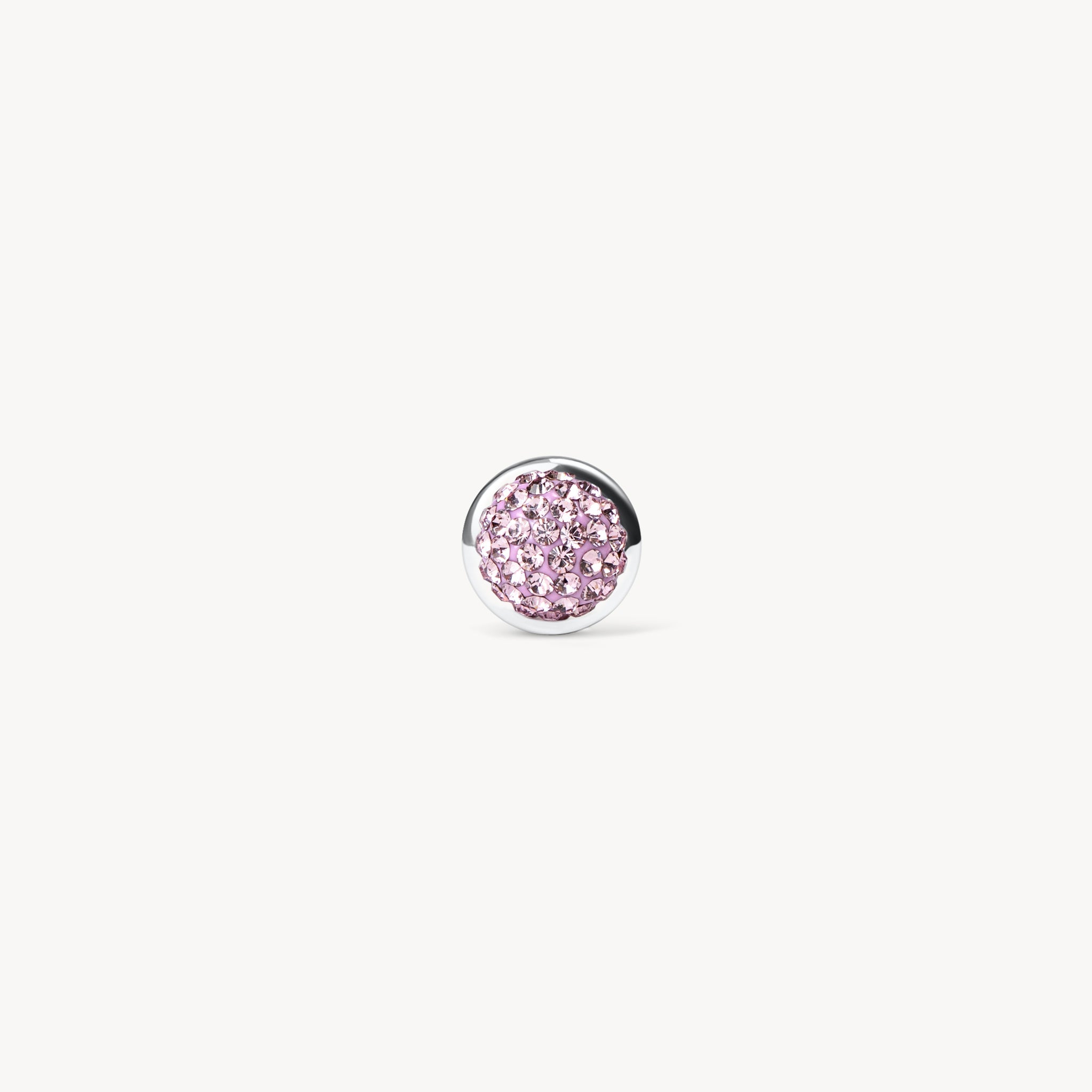 Lilac Sparkle Bezel Charm