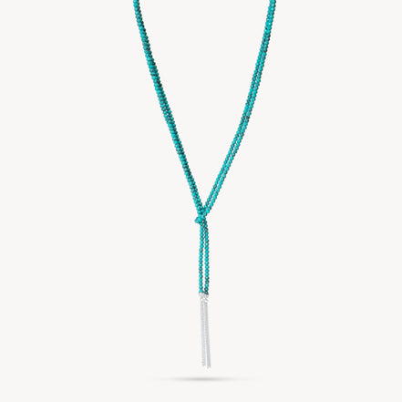 Turquoise Lariat Necklace