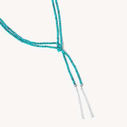 Turquoise Lariat Necklace