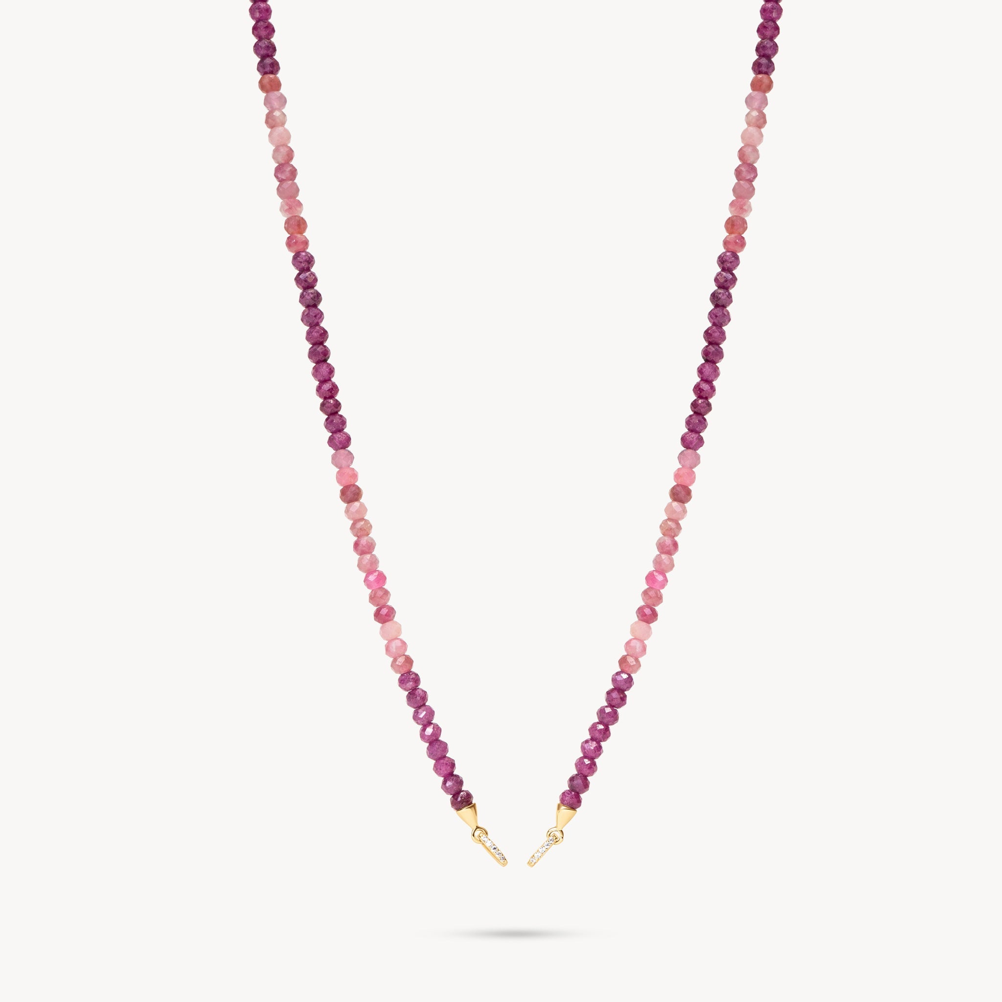 Warm Gradient Charm Base Necklace with no link