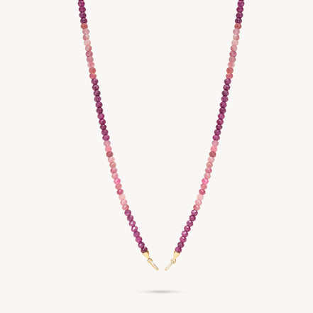 Warm Gradient Charm Base Necklace with no link