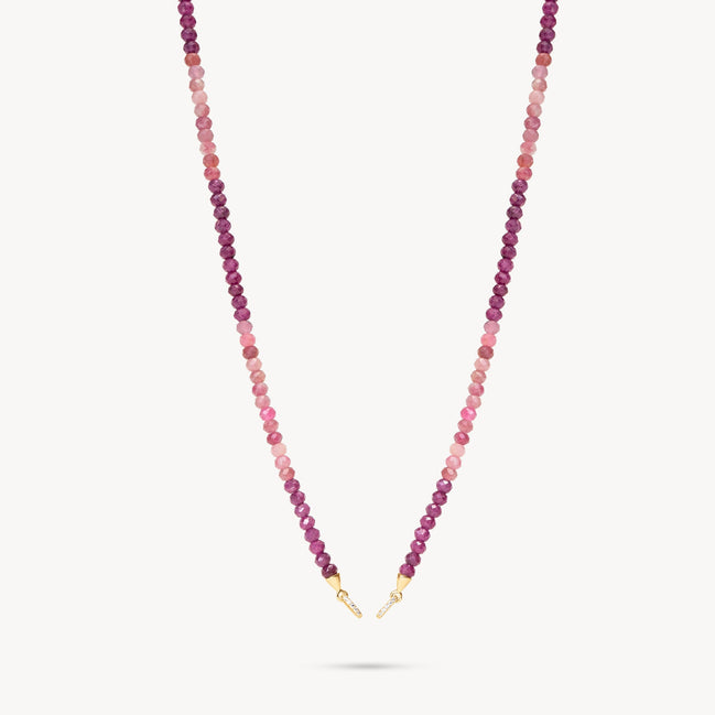 Warm Gradient Charm Base Necklace with no link