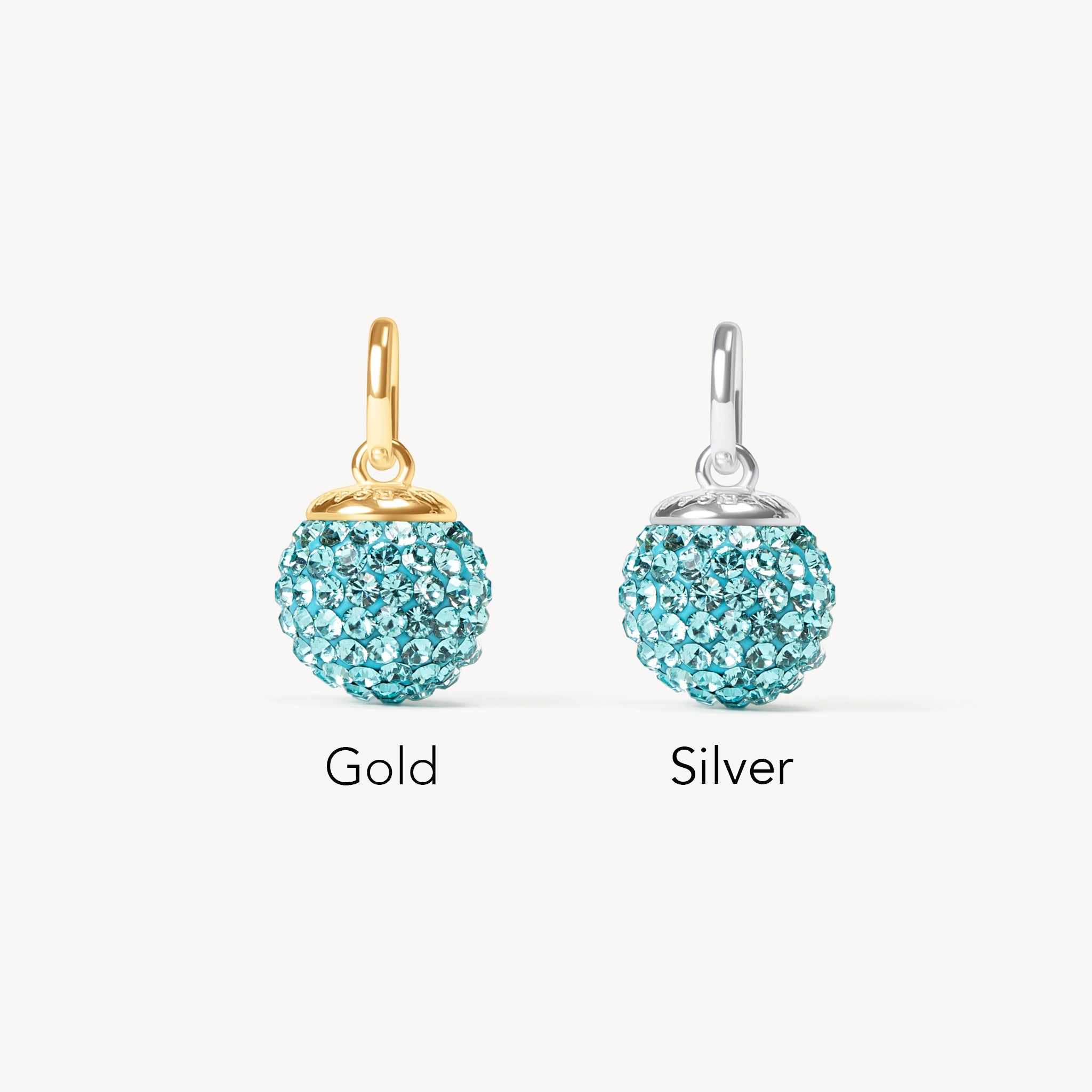 December Medium Birthstone Sparkle Ball™ Charm