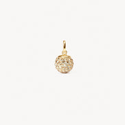 Medium Soft Gold Sparkle Ball™ Charm