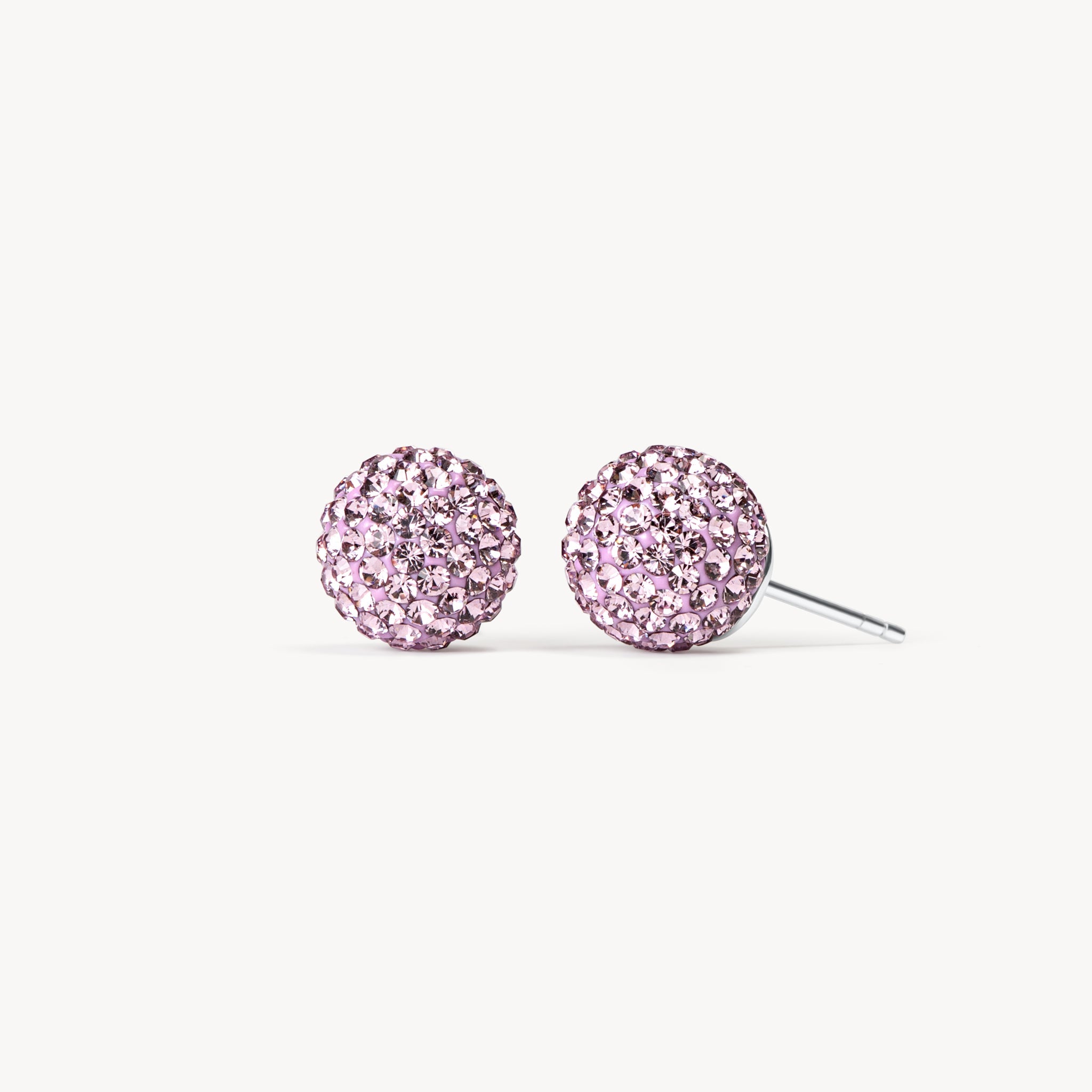 Medium Lilac Sparkle Ball™ Stud Earrings
