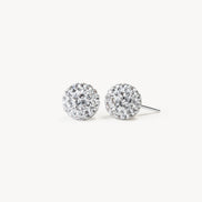 White Medium Sparkle Ball™ Stud Earrings