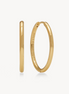 Hoop Earrings - Medium Gold