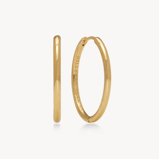 Hoop Earrings - Medium Gold