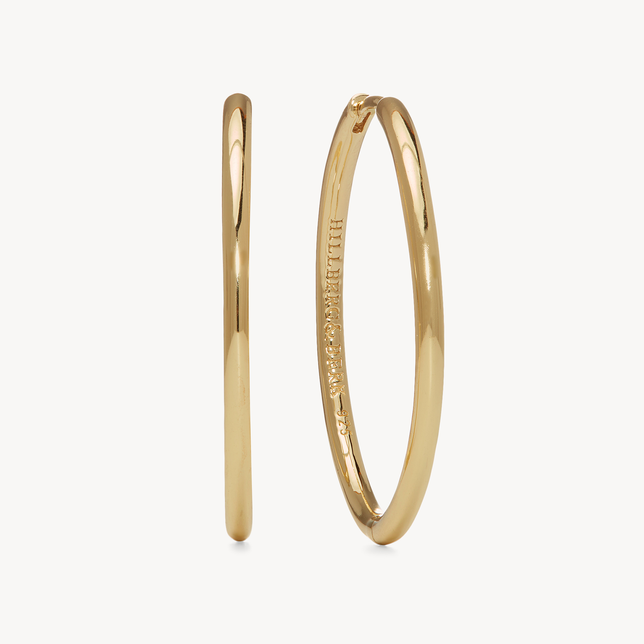 Hoop Earrings - Large Gold