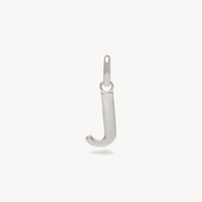 Silver Letter Necklace J