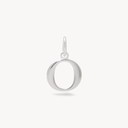O Letter Charm — Silver