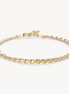 Heart String Chain Bracelet Gold