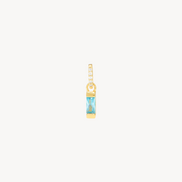 Birthstone Baguette Charm December