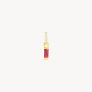 Birthstone Baguette Charm July