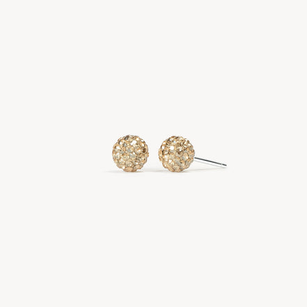 Soft Gold Sparkle Ball™ Stud Earrings 6mm