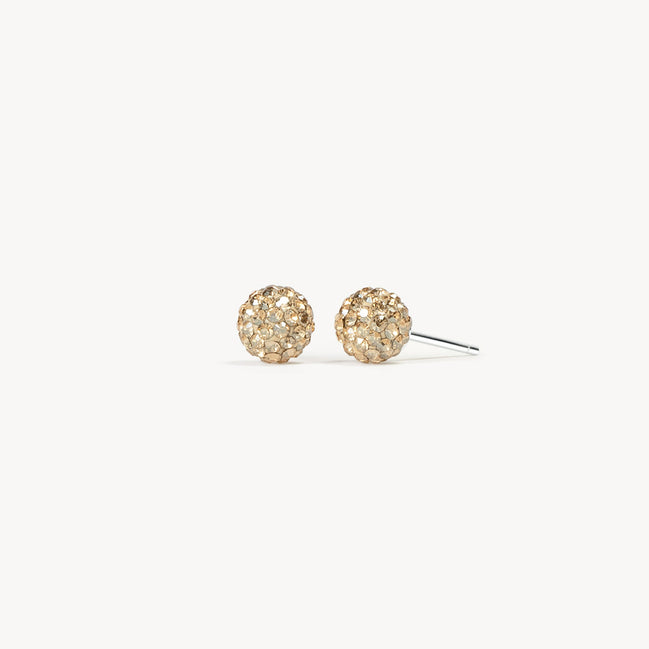 Soft Gold Sparkle Ball™ Stud Earrings 6mm