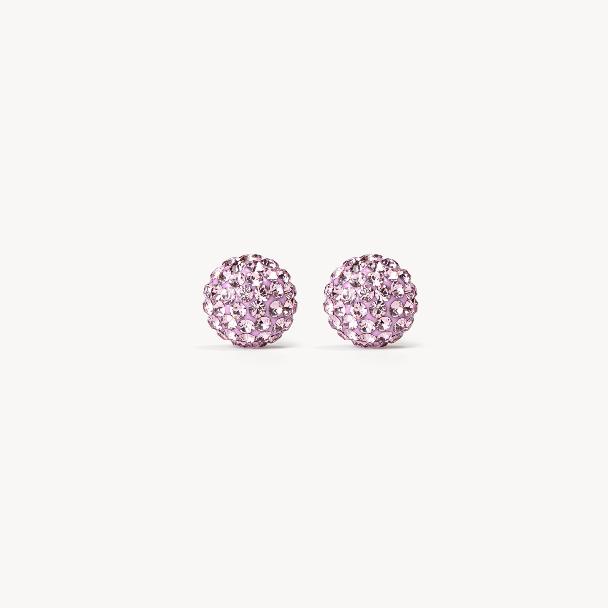 Small Lilac Sparkle Ball™ Stud Earrings
