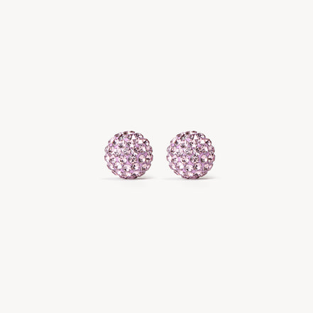 Small Lilac Sparkle Ball™ Stud Earrings