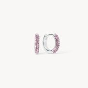 Lilac Always On Sparkle Hoop Earrings
