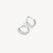 April Birthstone Always On Hoop Earrings