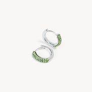 August Birthstone Always On Hoop Earrings