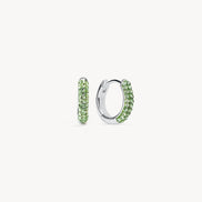 August Birthstone Always On Hoop Earrings