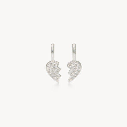 BFF Pavé Charm Set Silver