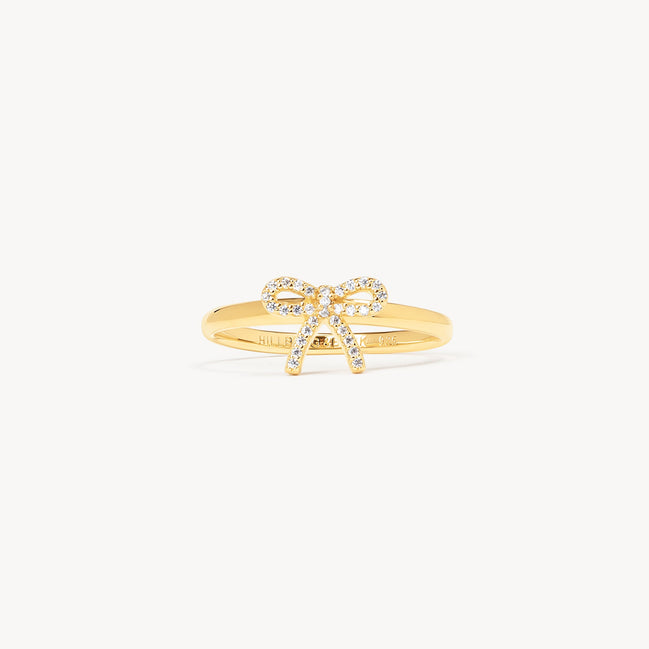 Gold Baby Bow Ring