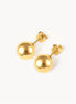 Bubbly Stud Earrings Gold