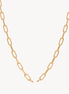 Clip Charm Chain Necklace — Gold with no link