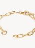 Gold Clip Chain Charm Bracelet Base
