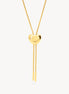 Puffy Heart Bolo Tie Gold
