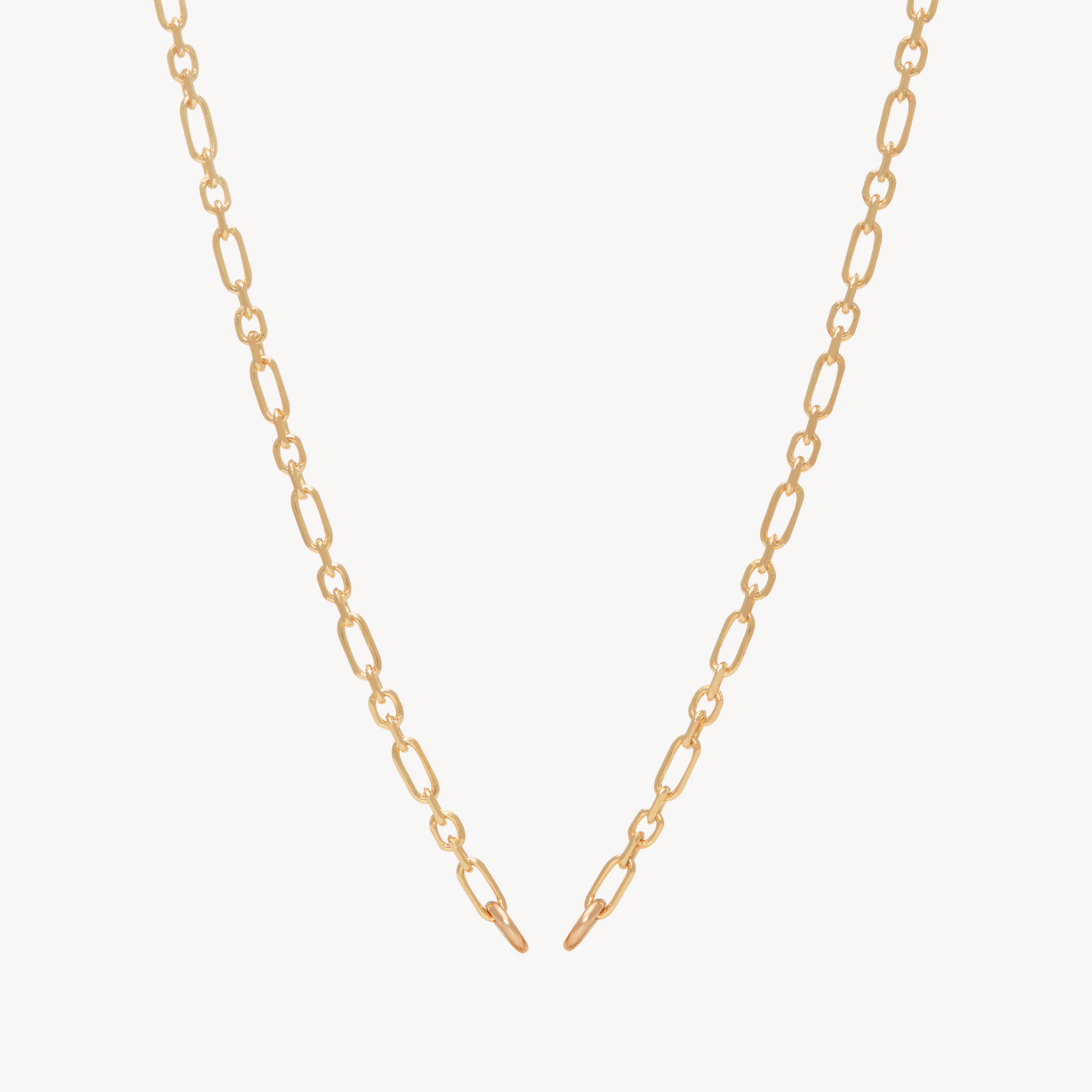Figaro Chain Charm Necklace Base