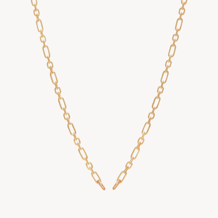 Figaro Chain Charm Necklace Base