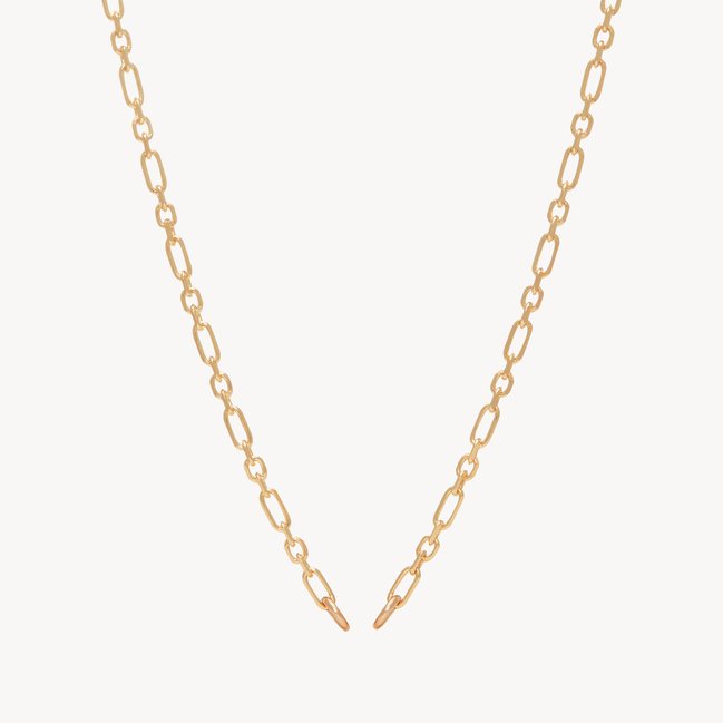 Figaro Chain Charm Necklace Base